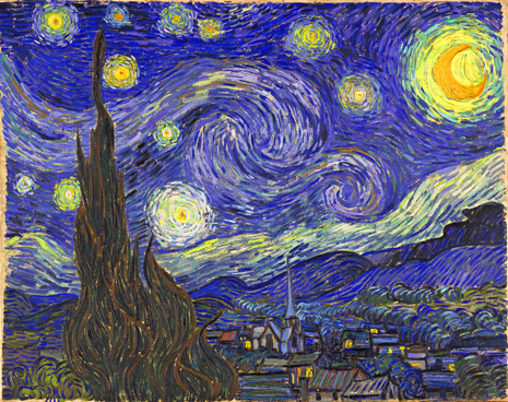 Starlight Night Vincent Van Gogh 1889